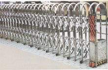 不锈钢电动伸缩门——现代金属制品的理想选择